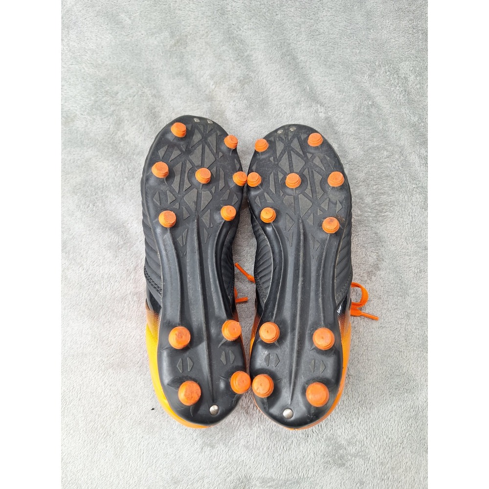 Vizari Kids Soccer Cleats Black Orange Firm Ground Athletic Shoes Size 4.5Y - Picture 5 of 6